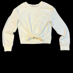 Habitual Cream Tie Front Casual Top Size 10‎